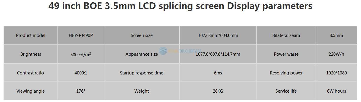 parameters-49 inch BOE 3.5mm LCD splicing.jpg